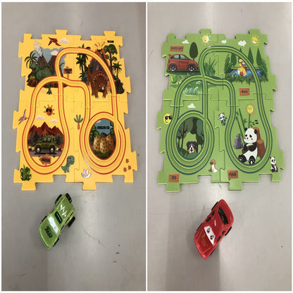 Electric Vehicle Mat and Track