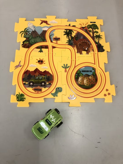 Electric Vehicle Mat and Track