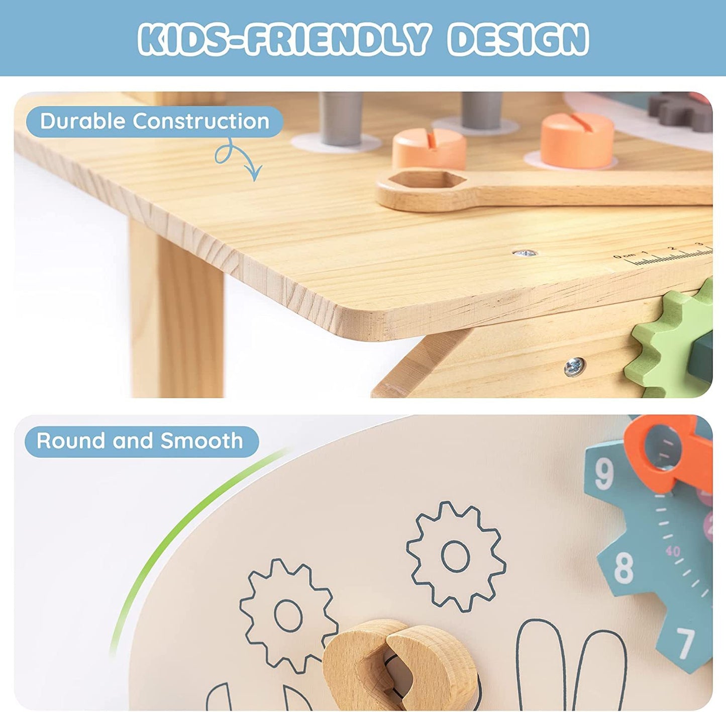 Wooden Workbench Play Set