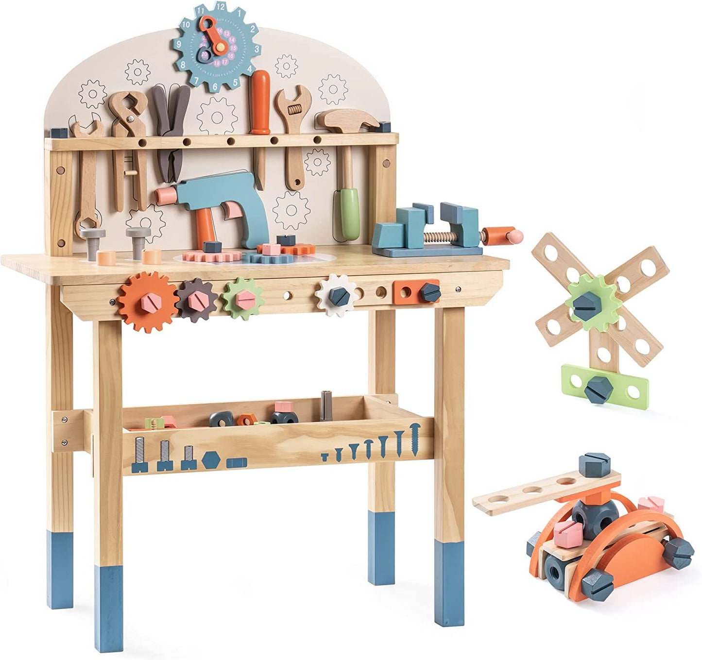 Wooden Workbench Play Set