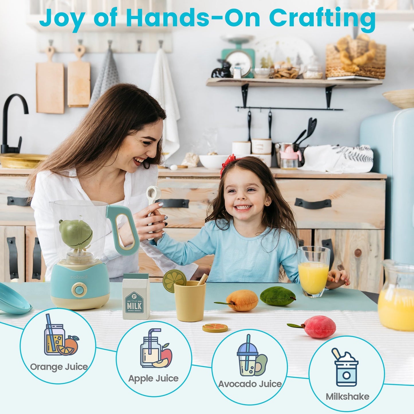 Wooden Pretend Play Juicing Machine