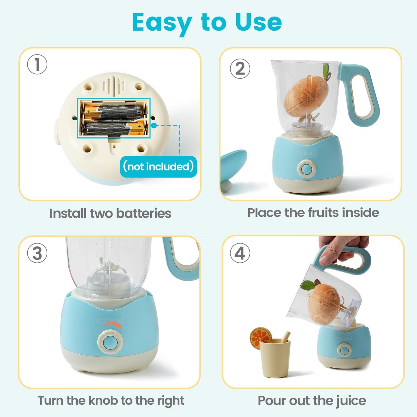 Wooden Pretend Play Juicing Machine