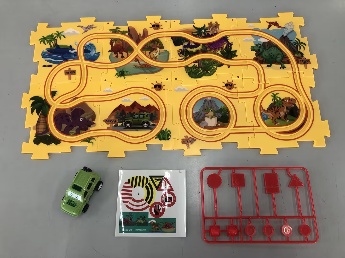 Electric Vehicle Mat and Track