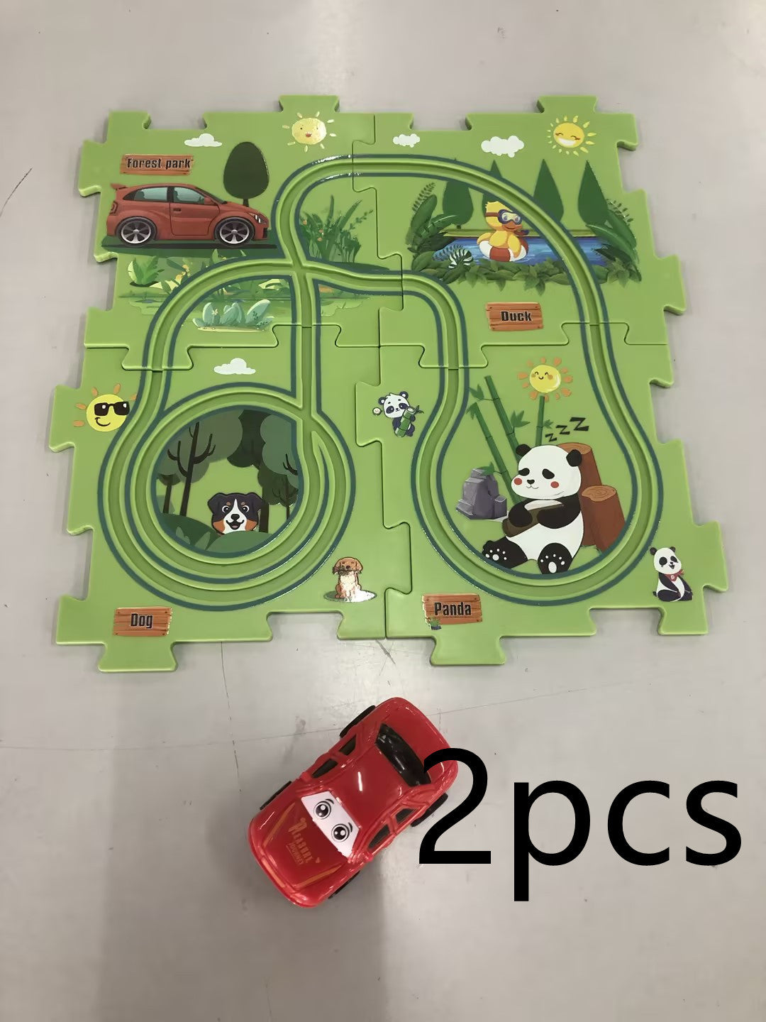 Electric Vehicle Mat and Track