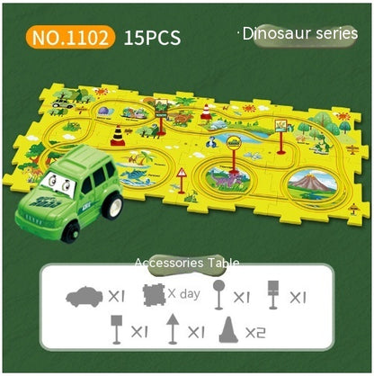 Electric Vehicle Mat and Track