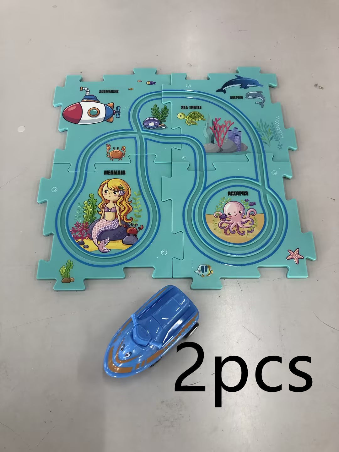 Electric Vehicle Mat and Track
