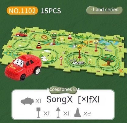 Electric Vehicle Mat and Track