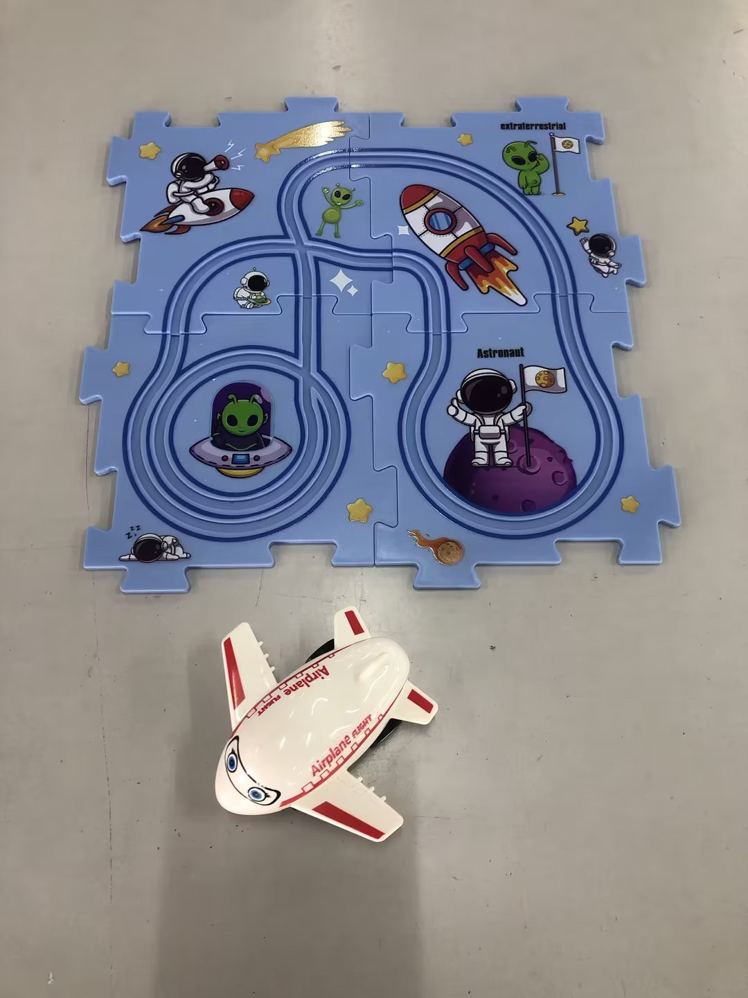 Electric Vehicle Mat and Track