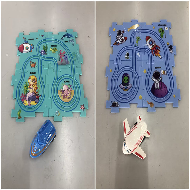 Electric Vehicle Mat and Track
