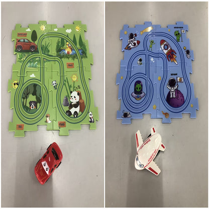 Electric Vehicle Mat and Track