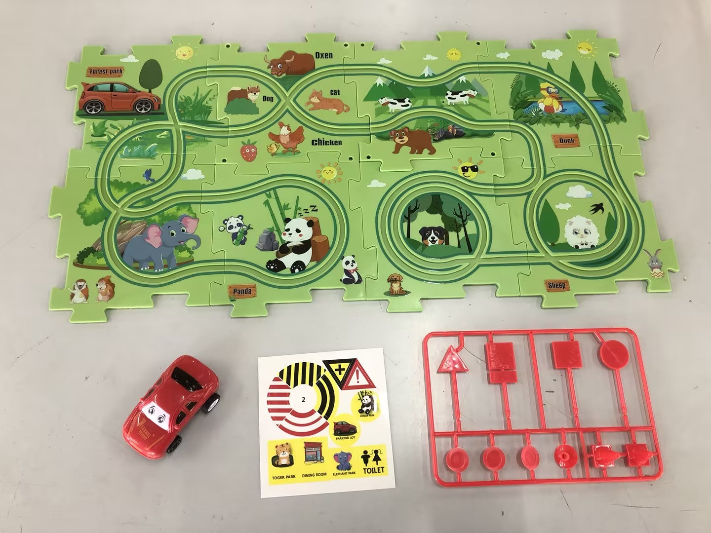 Electric Vehicle Mat and Track