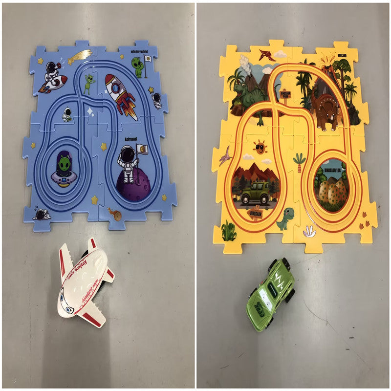 Electric Vehicle Mat and Track