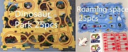 Electric Vehicle Mat and Track
