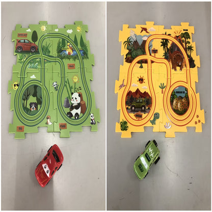Electric Vehicle Mat and Track