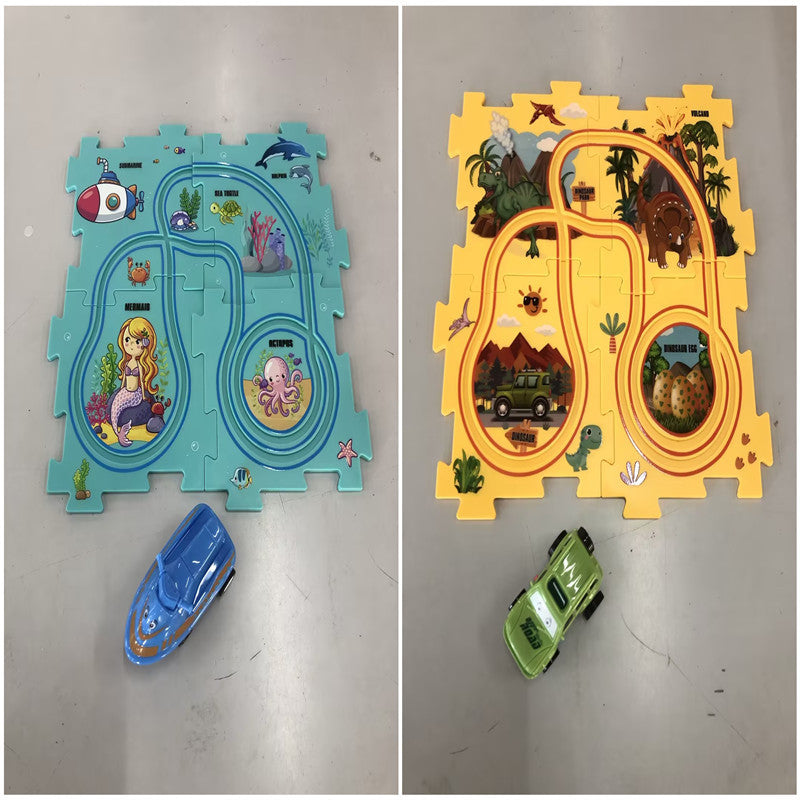 Electric Vehicle Mat and Track