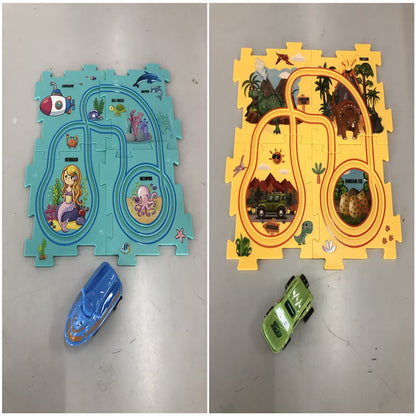 Electric Vehicle Mat and Track