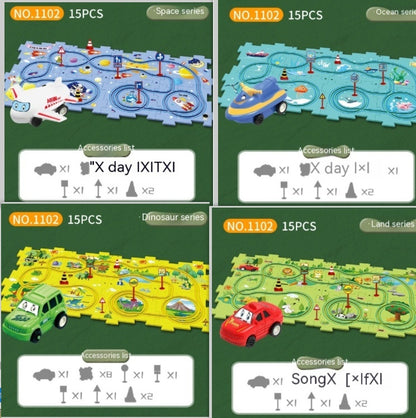 Electric Vehicle Mat and Track