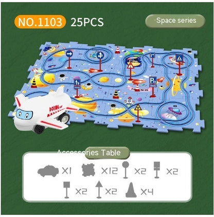 Electric Vehicle Mat and Track