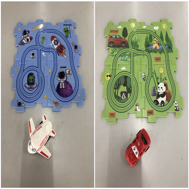 Electric Vehicle Mat and Track