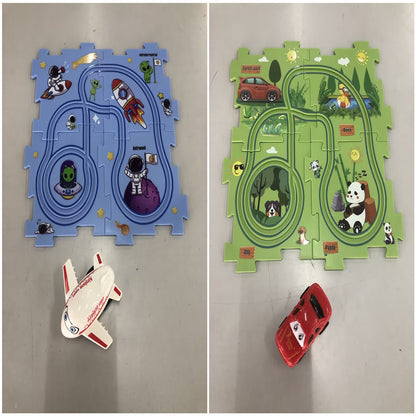 Electric Vehicle Mat and Track