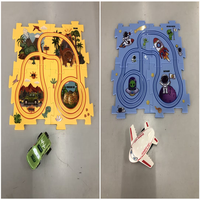 Electric Vehicle Mat and Track