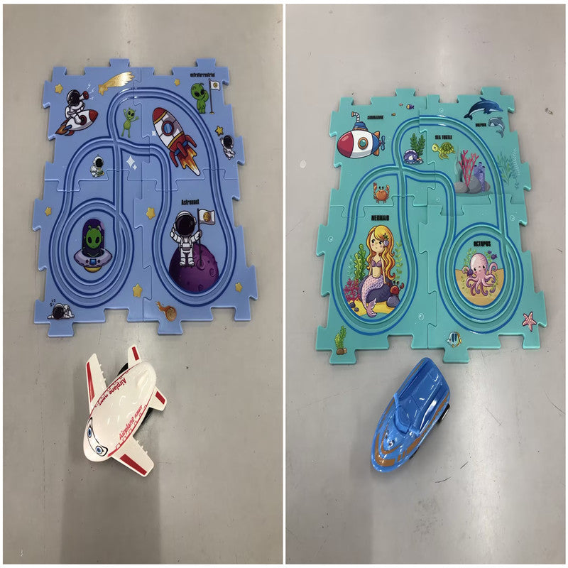 Electric Vehicle Mat and Track