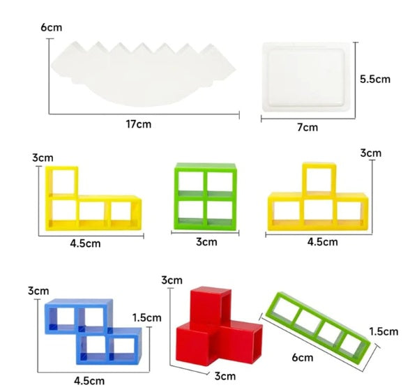 Pile of Towers Balance Blocks Game