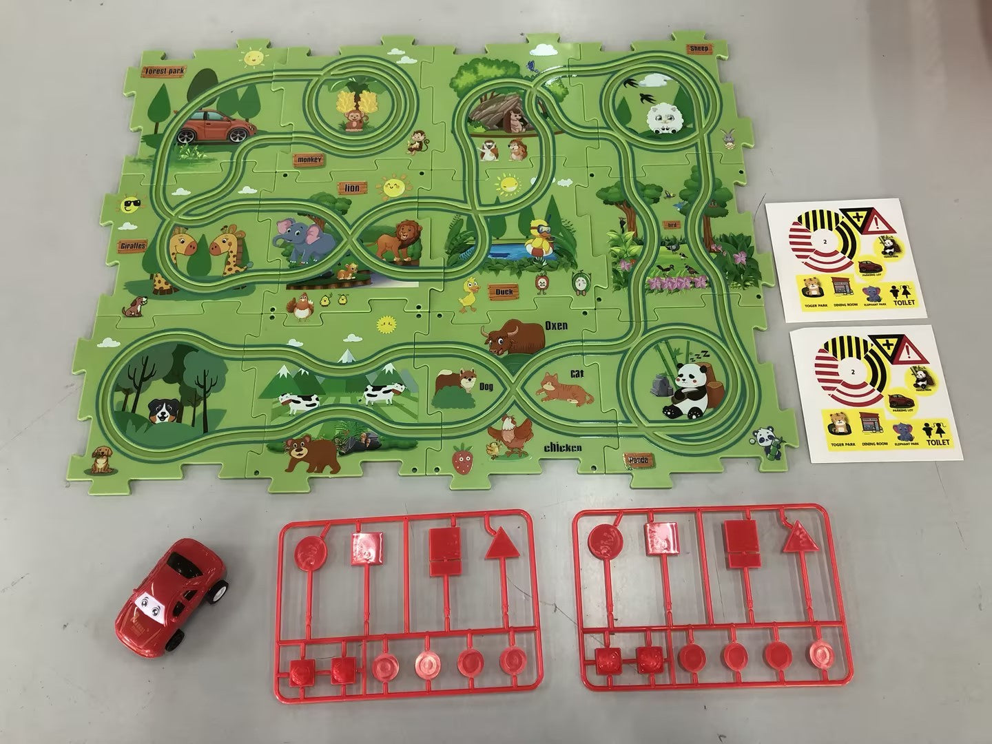Electric Vehicle Mat and Track