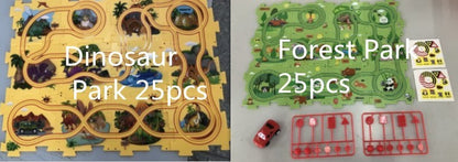 Electric Vehicle Mat and Track
