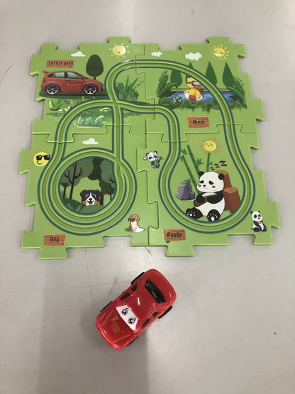 Electric Vehicle Mat and Track