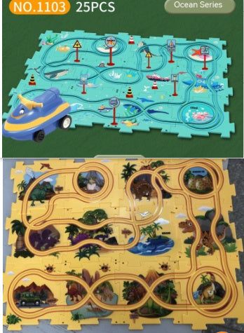 Electric Vehicle Mat and Track