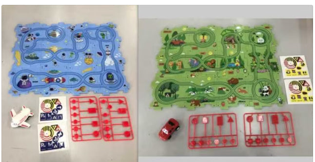 Electric Vehicle Mat and Track