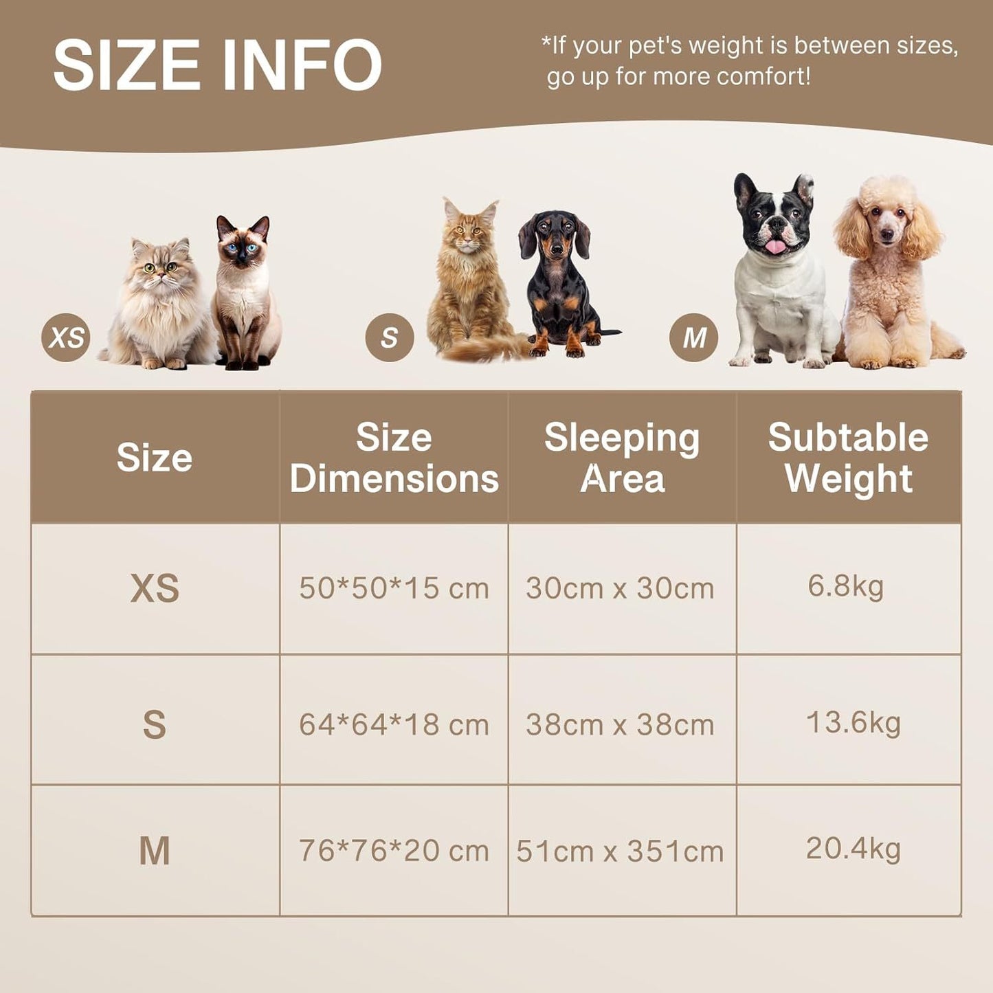Donut Dog Bed For Small Dogs - Cream