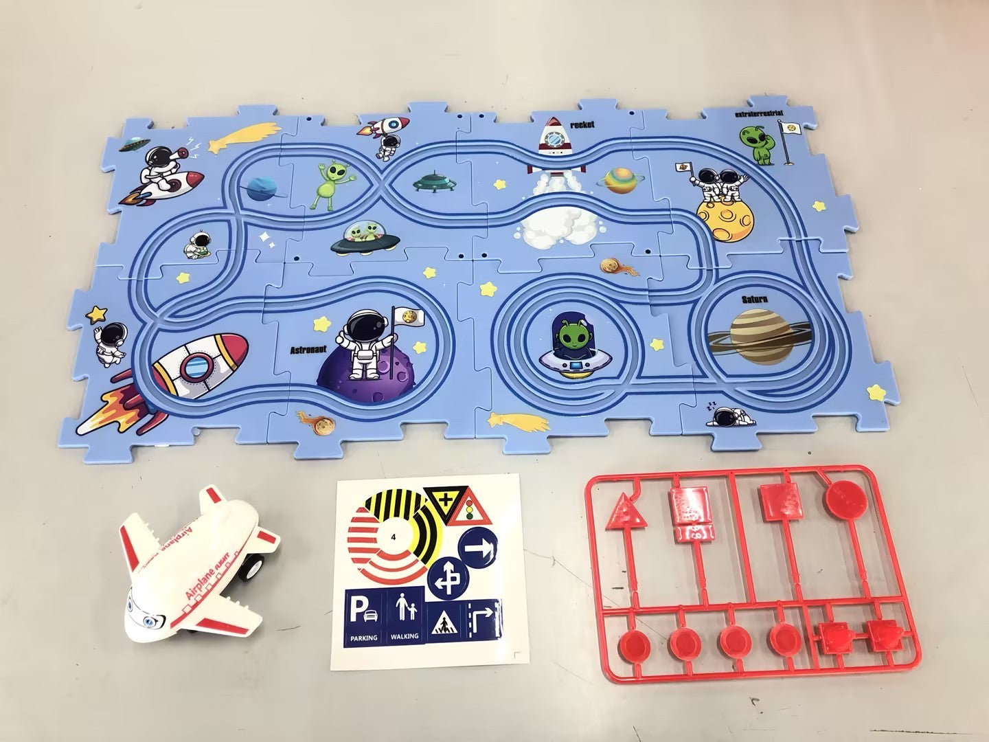 Electric Vehicle Mat and Track