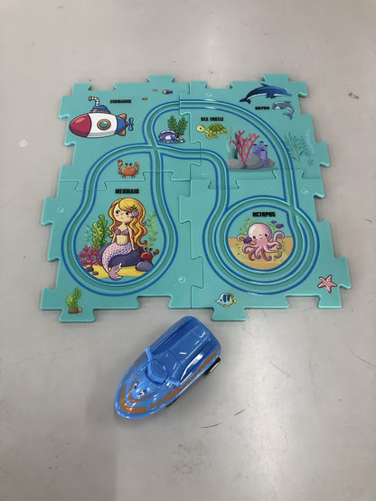 Electric Vehicle Mat and Track