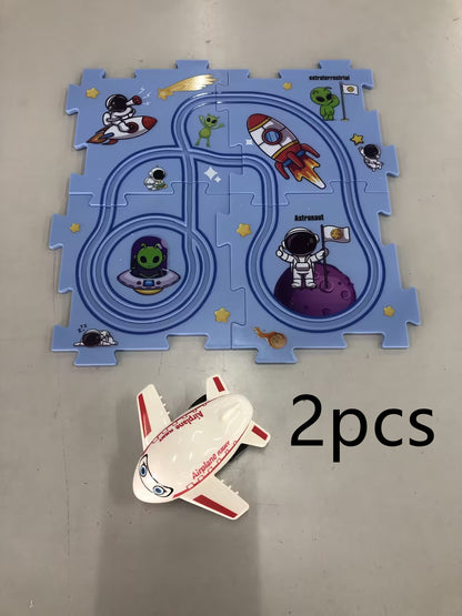 Electric Vehicle Mat and Track
